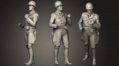 Military figurines patton 3d model